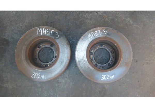 Гальмівний диск вентильований передній R16 Renault Master II, 7700314064, d-305,5mm